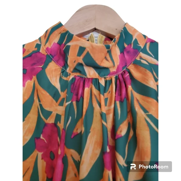 Women's dresses Maxi floral print dress,women's dress long sleeve summer dress - Picture 7 of 9